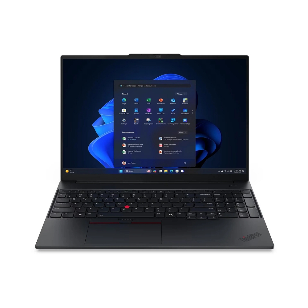 Ноутбук Lenovo ThinkPad E16 G3/16"/IPS/Intel Core Ultra 7 256V/16Gb/512Gb SSD/Intel Graphics/Windows 11 Pro/черный/1.63kg — KSKSHOP.RU
