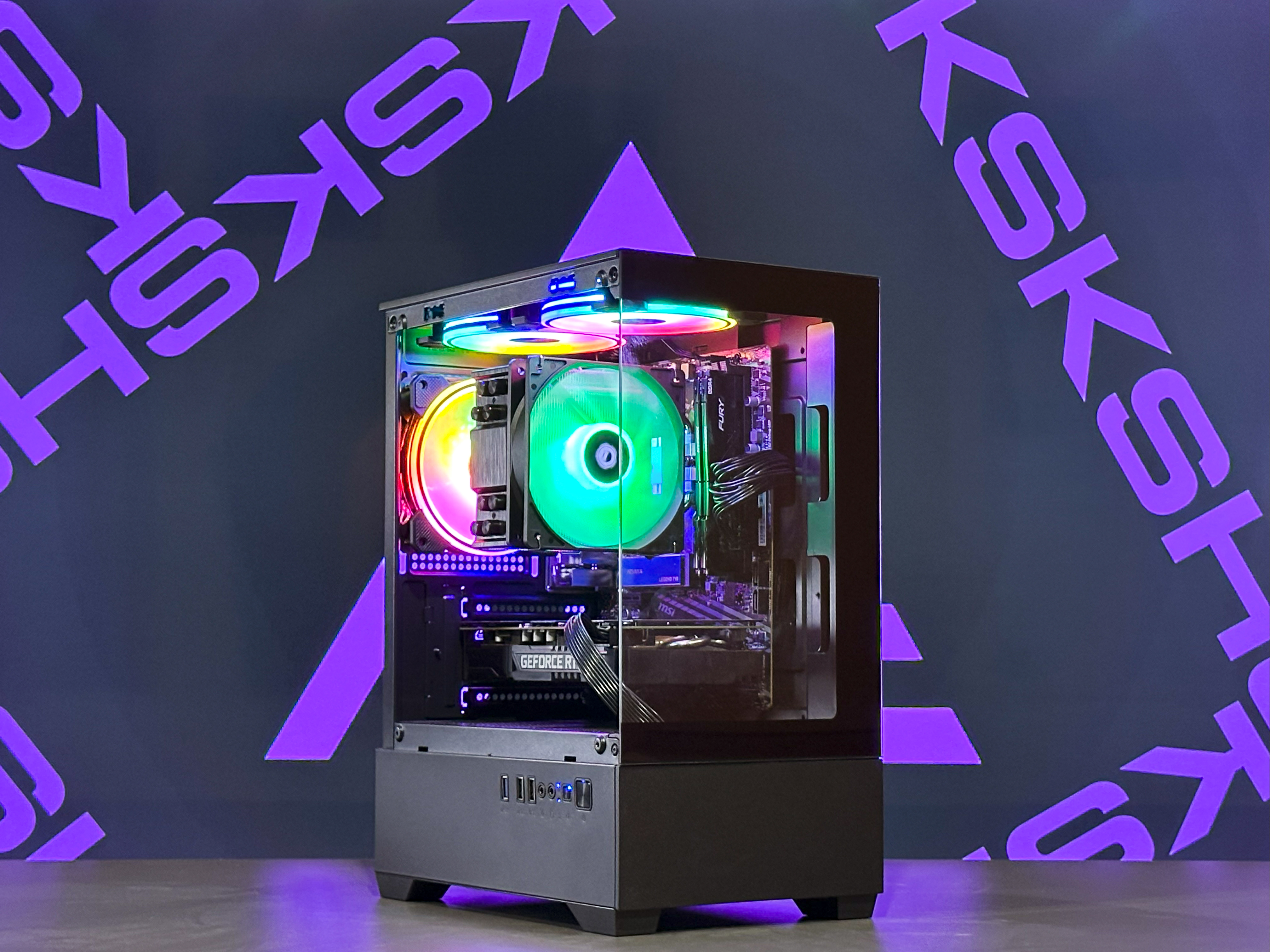 Компьютер AMD Ryzen 5 5500 / 16GB DDR4 / SSD 512GB / RTX2060 Super 8GB