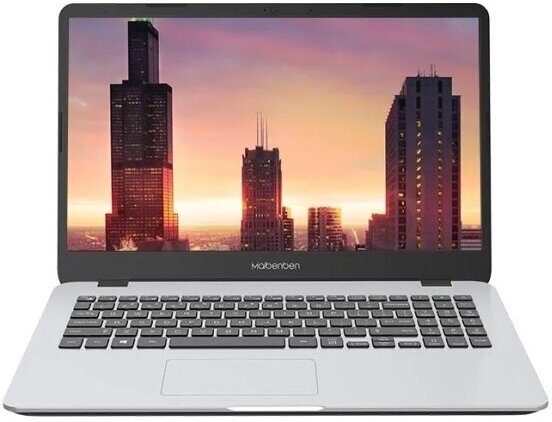 Ноутбук  Maibenben M543 15,6" FHD IPS/R3-4300U/8Gb/256Gb SSD/UMA/Linux/Silver