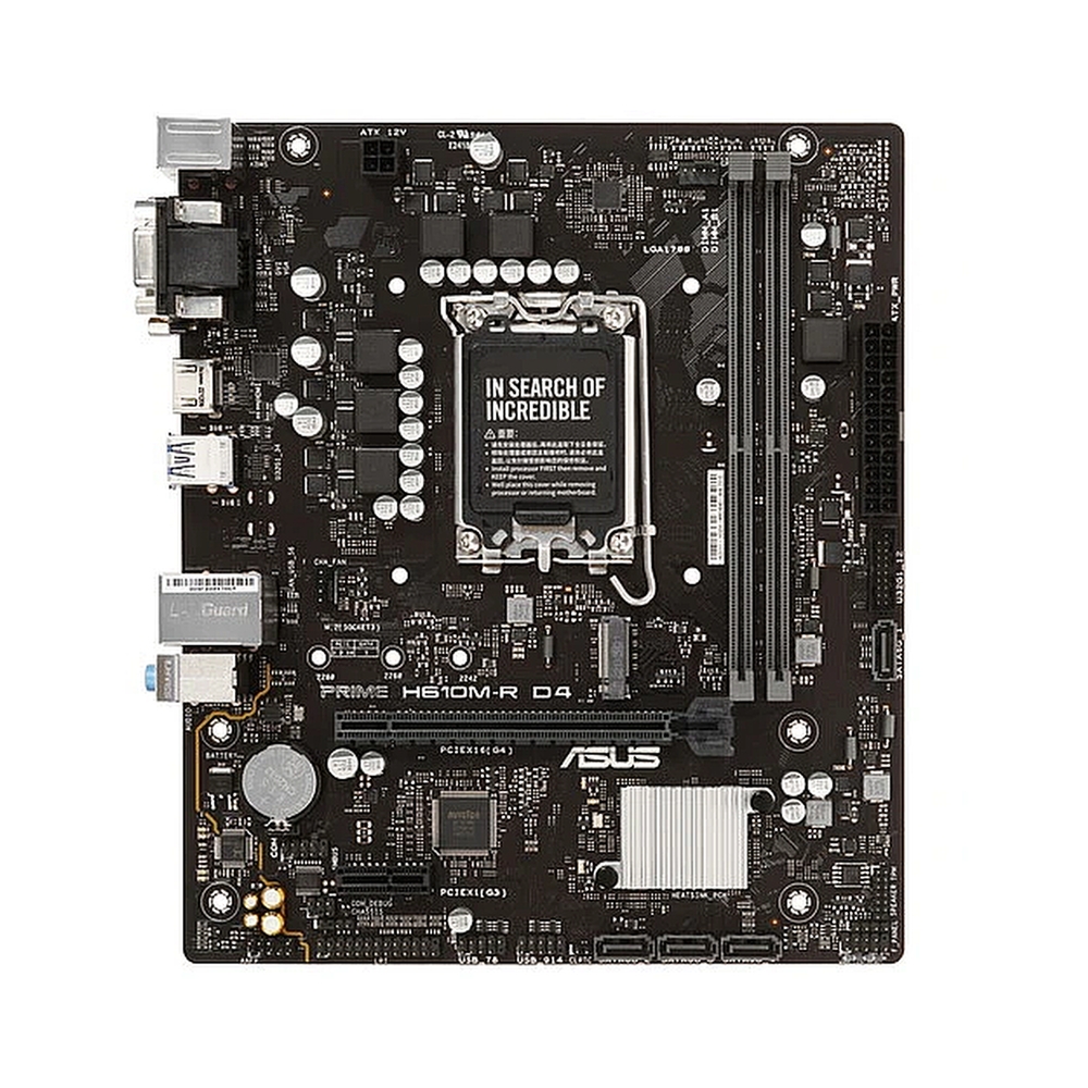 Материнская плата ASUS PRIME H610M-R D4-SI White Box