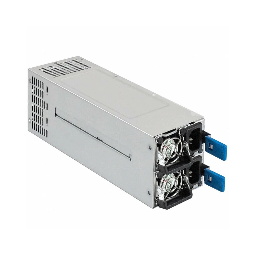 Серверный БП с резервированием Chicony Redundant 2x550W S15-550P1A (APFC, КПД 94% (80 PLUS Platinum), ШВГ=77mm x 84mm x 225mm, 4 cm fan, 24pin, 2x(4+4)pin, 2PCIe, 2SATA, 6IDE, Cable Management)