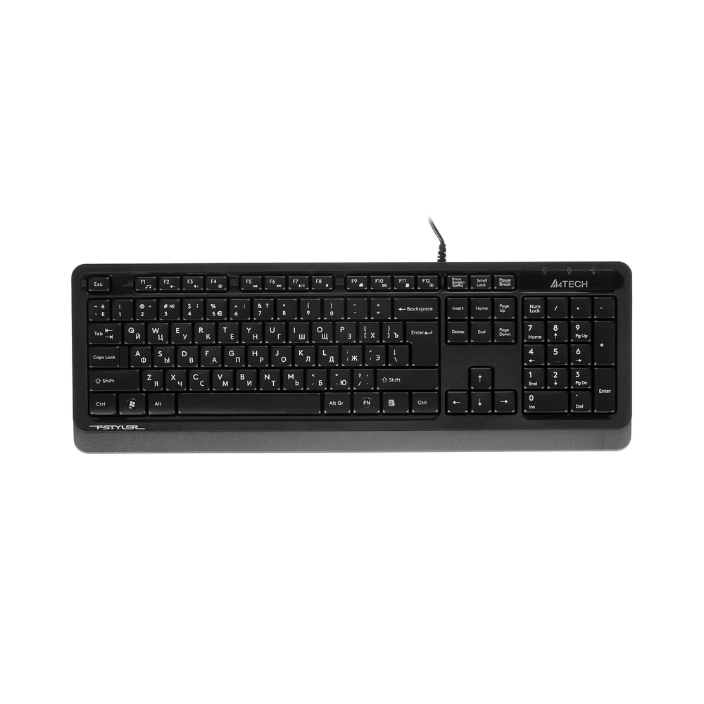 Клавиатура A4Tech Fstyler FK10 черный/серый
