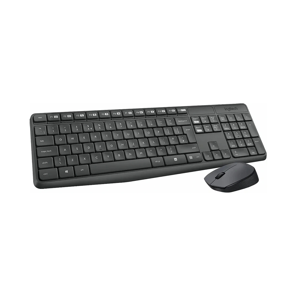 Клавиатура + мышь Logitech MK235, черный