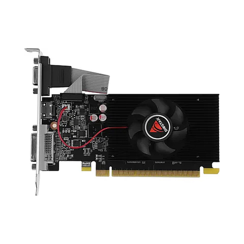 Видеокарта Biostar PCI-E GT710-2GB D3 LP NVIDIA GeForce GT 710 2Gb 64bit DDR3 954/1333 DVIx1 HDMIx1 CRTx1 HDCP Ret low profile