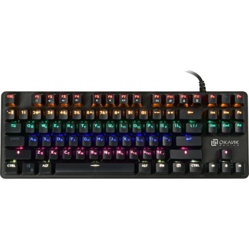 Клавиатура Oklick 969G SHOTGUN механическая черный USB Multimedia for gamer LED