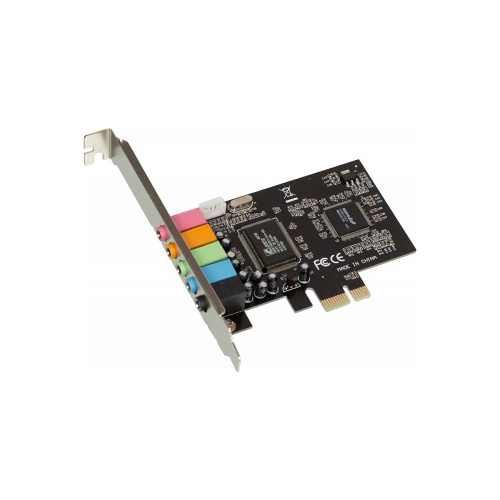 Звуковая карта PCI-E C-media ASIA PCIE 8738 6C,  5.1, oem