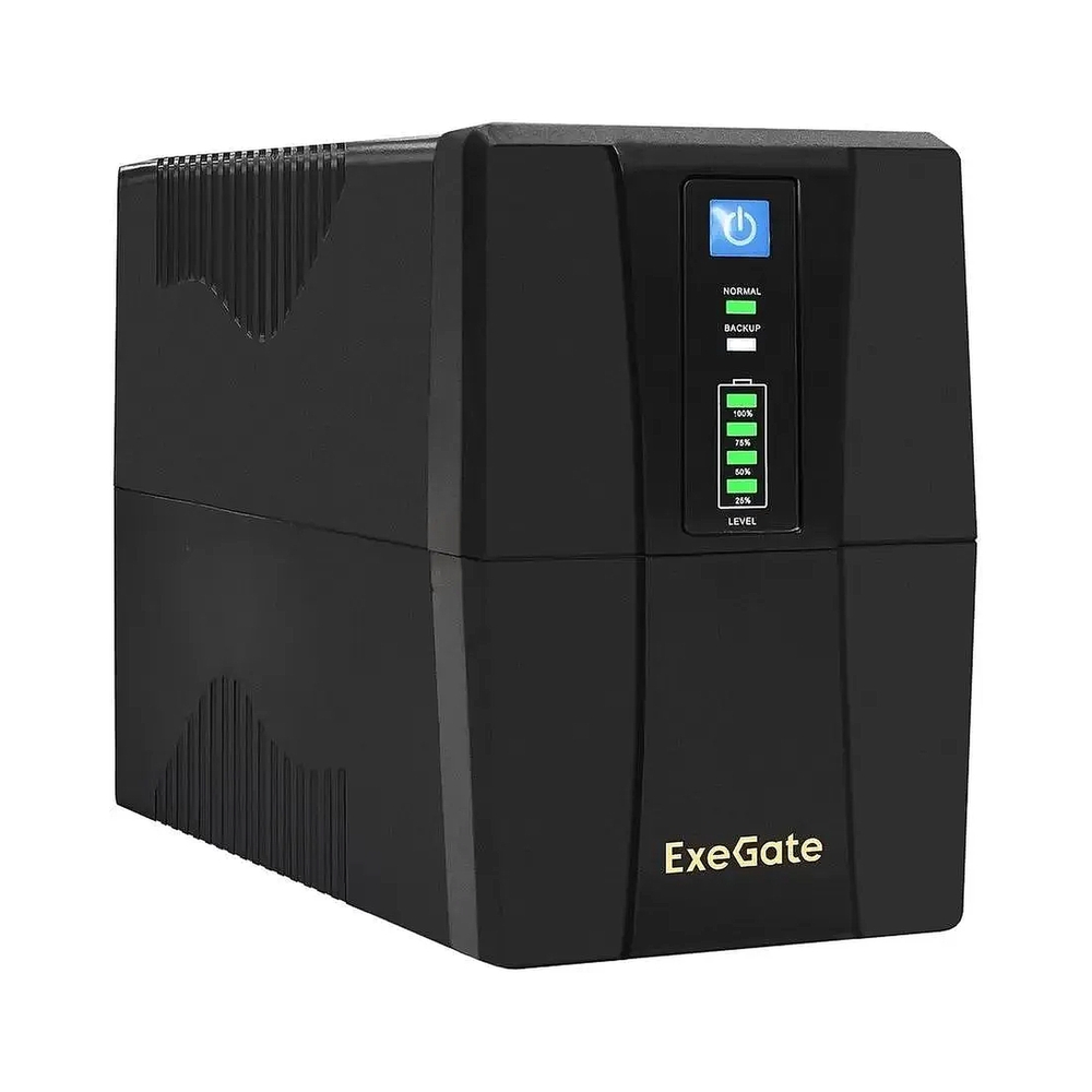 ИБП ExeGate Power Back BNB-1000.LED.AVR.2SH.RJ.USB <1000VA/550W>