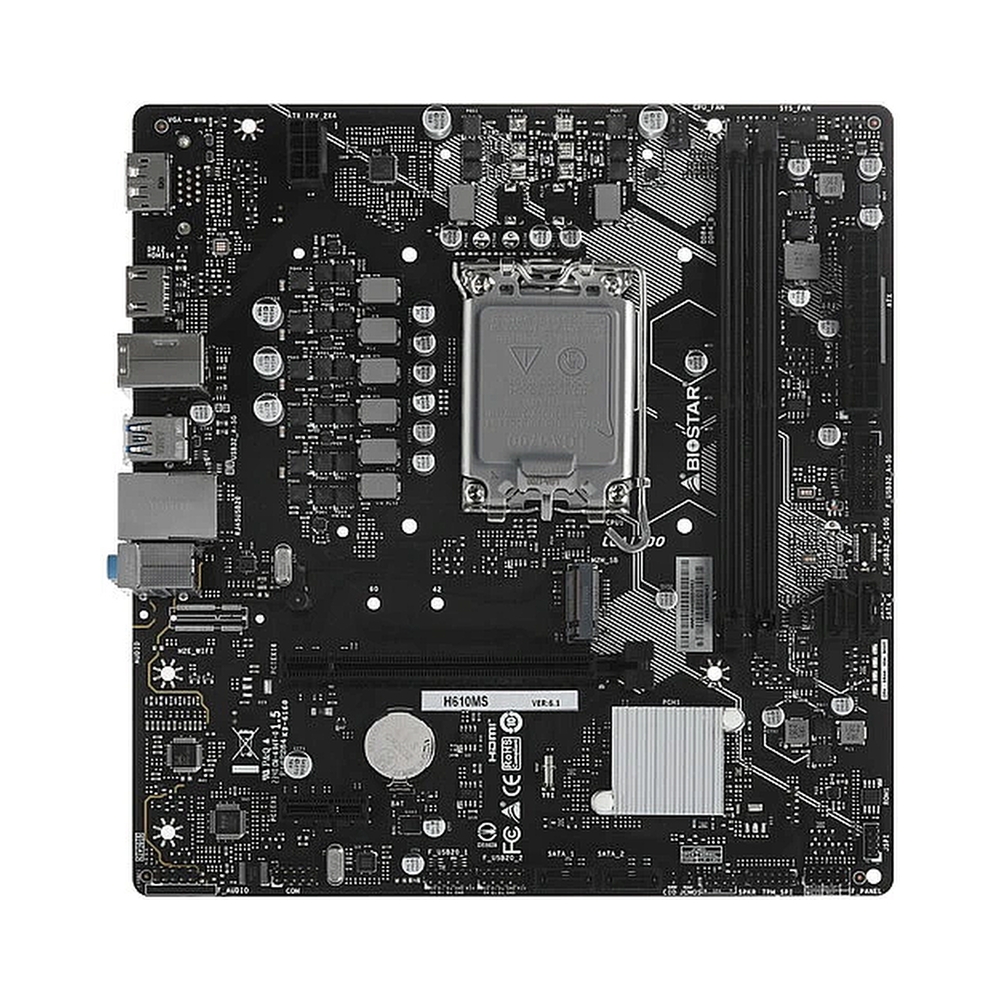 Материнская плата Biostar H610MS