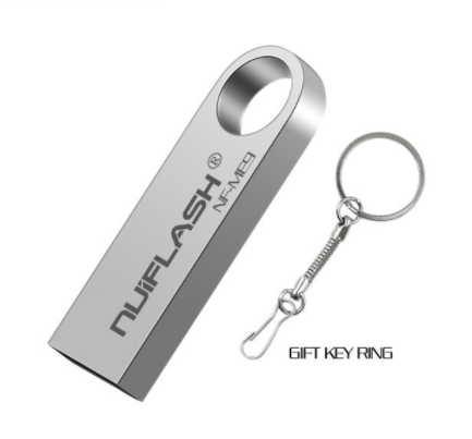 Usb Flash 2.0 NuiFlash 32Gb Big Metal Gray