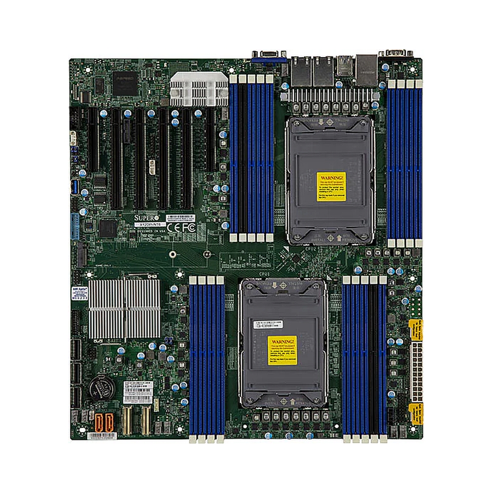 Серверная материнская плата SuperMicro X12DPI-NT6-B, сокет LGA4189, Intel C621A, DDR4 ECC, 18xDDR4, 4xPCIe 4.0 x16, 2xPCIe x8, M.2, 14xSATA, 2x10GbE, 4xUSB 3.2, VGA, COM, E-ATX