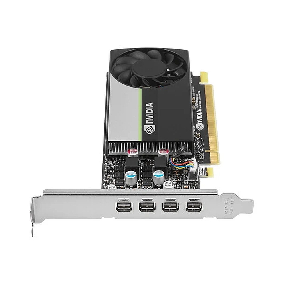 Видеокарта PNY GPU NVIDIA VCNT1000-8GB-SB PCI-Express 3.0 x16, LP8 GB GDDR6 128-bit, 4x Mini DP 1.4, 1x LP bracket.
