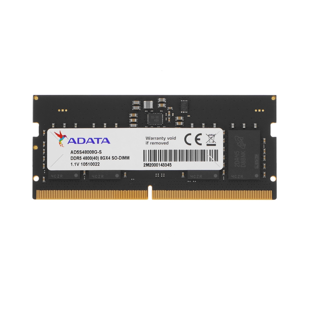 Оперативная память SODIMM ADATA [AD5S48008G-S] 8GB D5
