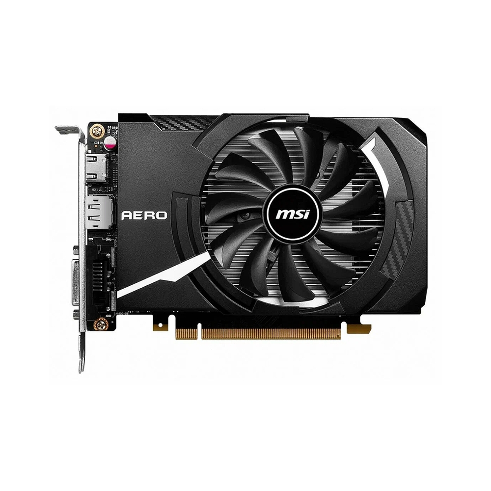 [Б/У] Видеокарта MSI GeForce GTX 1050 Ti AERO ITX 4G OCV1