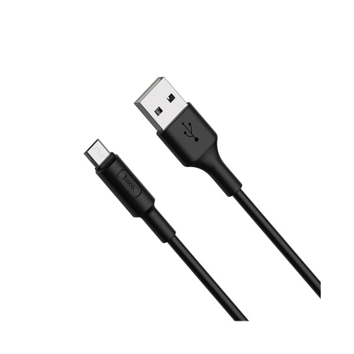 Кабель HOCO USB X25 Soarer для Micro USB, 2А, длина 1м, черный
