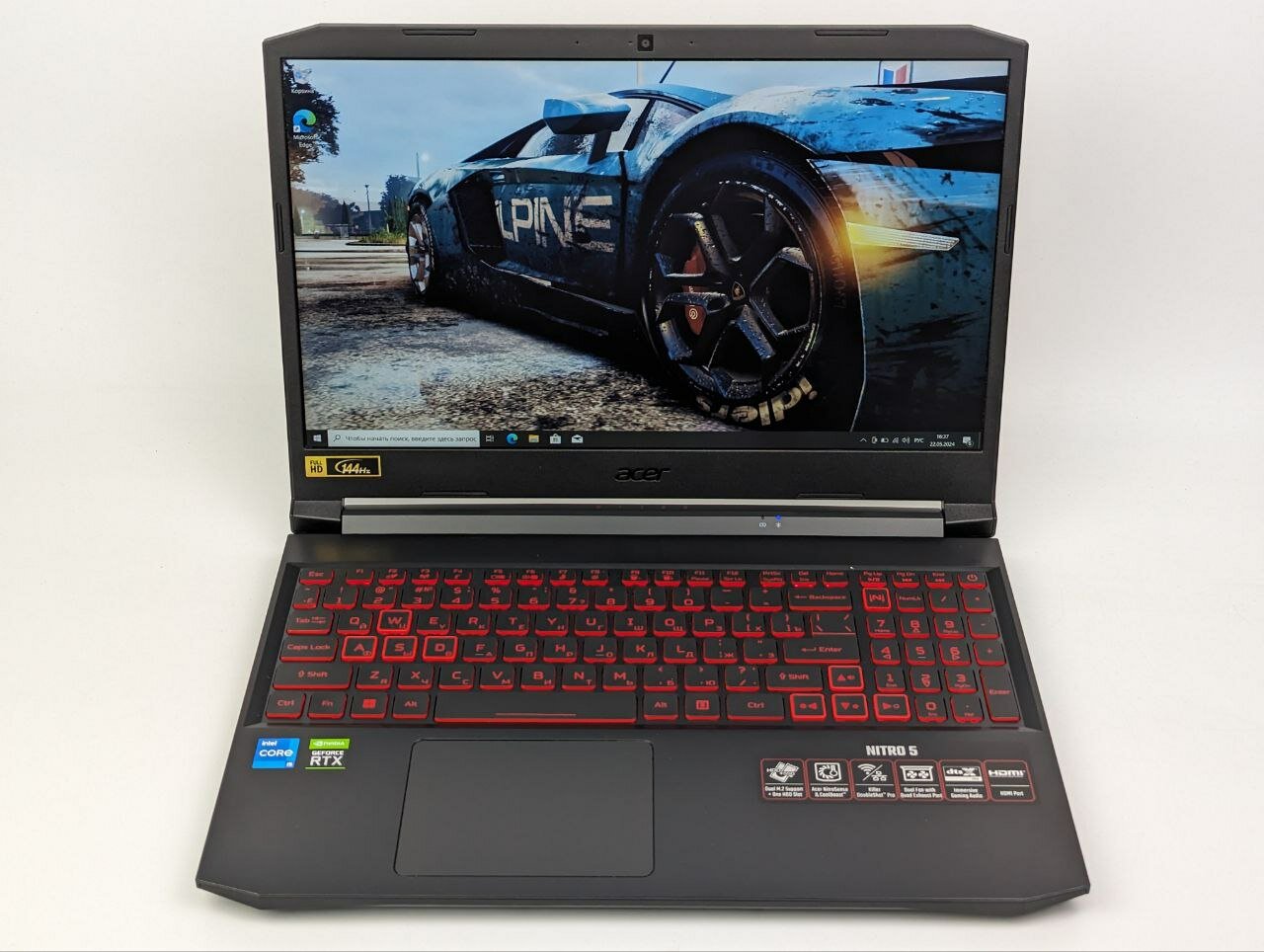 Ноутбук Acer Nitro 5 AN515-57 Core i5 11400H/16Gb/SSD 512Gb/15.6";/RTX 3050 4Gb/IPS/FHD/144hz/noOS/black (NH.QELER.00C) (890034)