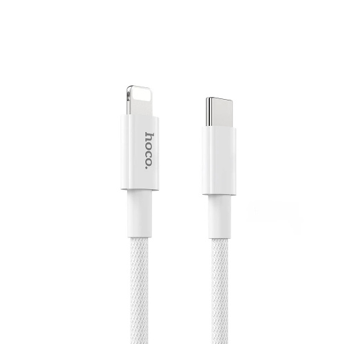 Кабель Type-C HOCO X56 для Lightning, PD20, 3.0A, 1м, белый