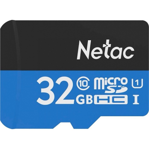 Флеш карта microSDHC 32GB Netac P500 (с SD адаптером) 80MB/s