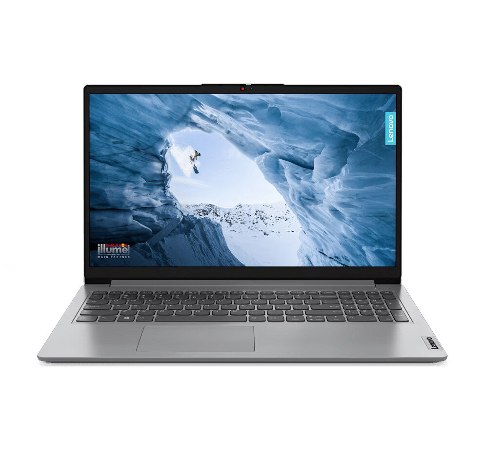 Ноутбук 15.6" FHD LENOVO IdeaPad 1 grey (Core i5 1235U/8Gb/256Gb SSD/VGA int/noOS) (82QD00ASRK)