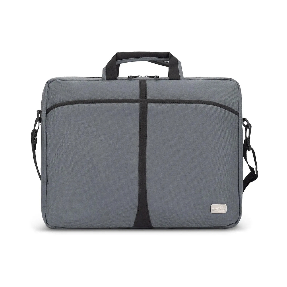 Сумка для ноутбука 17" PC Pet 600D серый нейлон (PCP-A1317GY)