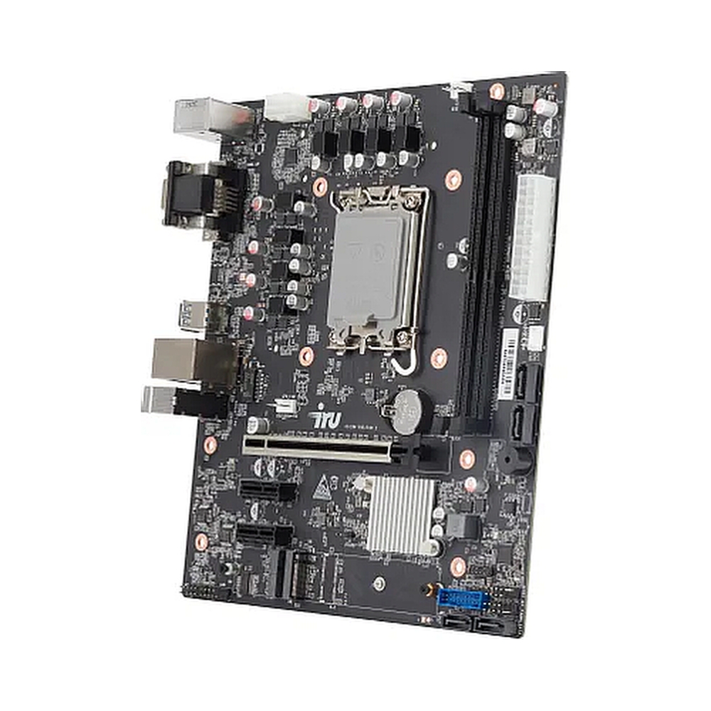 Материнская плата IRU H610M-VHD/D4M.2 Soc-1700 2xDDR4 mATX AC`97 6ch(5.1) GbLAN+VGA+HDMI+DP
