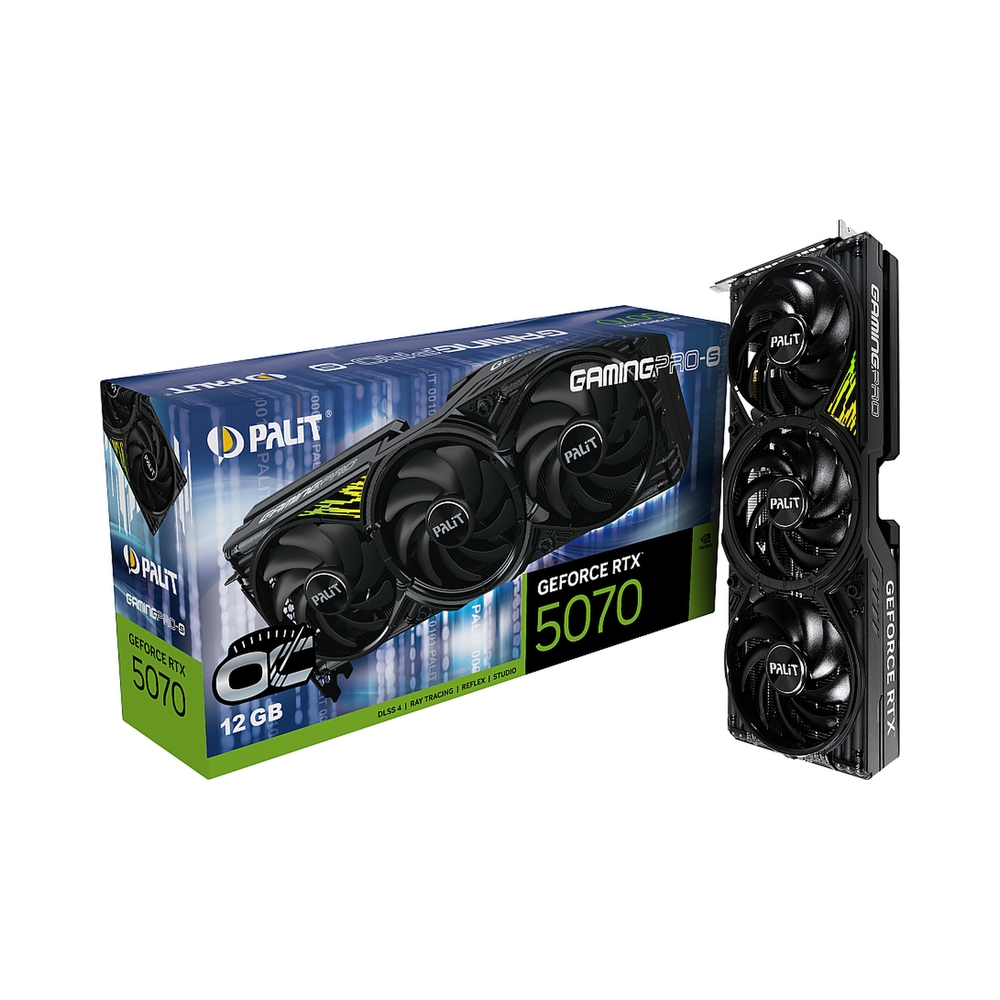 Видеокарта Palit GeForce RTX 5070 GamingPro S OC [NE75070T19K9-GB2050U]