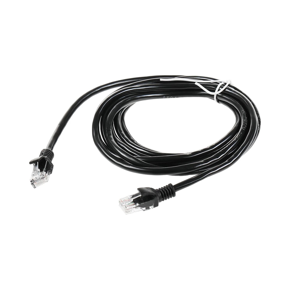 Патч-корд UTP Cablexpert PP12-3M/BK 5e, 3м, литой, многожильный (чёрный)