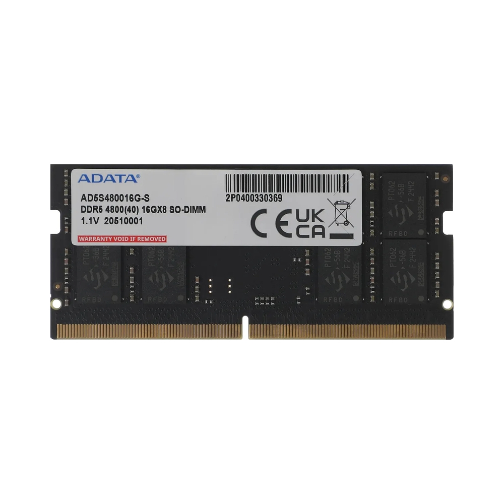Оперативная память SODIMM ADATA [AD5S480016G-S] 16GB D5