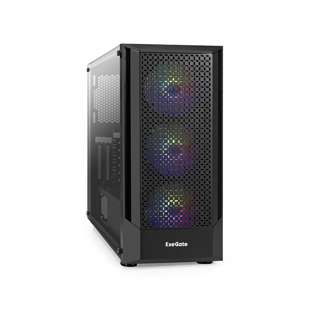 Корпус ExeGate EVO-8227, черный