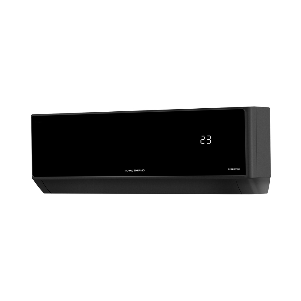 Блок внутренний сплит-системы Royal Thermo Barocco DC RTBI/in-12HN8/black инвертор, 12000 BTU, 35 м², 20 дБ, охлаждение, обогрев, осушение, черный