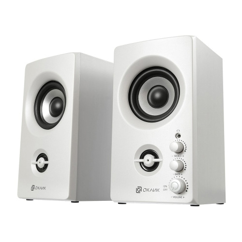 Колонки Oklick OK-164 2.0 белый 30Вт