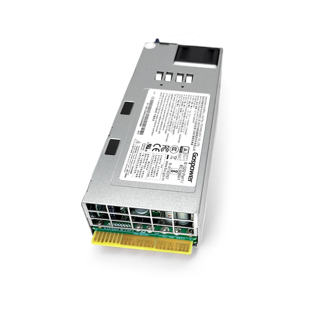 Блок питания серверный Gospower G1136-1300WNA CRPS 1300W Redundant module (ШВГ=  73.5*39*185мм), 80+ Platinum, Input 90-264Vac or HVDC (180-300V), OEM