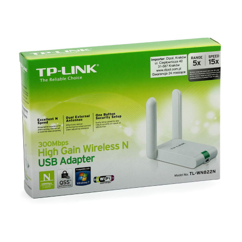 Сетевой адаптер TP-Link SOHO TL-WN822N W300M