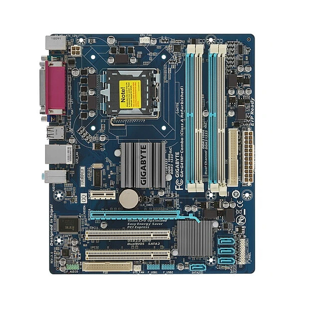 Материнская плата Gigabyte GA-G41M-COMBO-GQ Glan