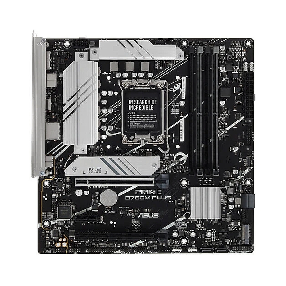 Материнская плата Asus PRIME B760M-PLUS Soc-1700 Intel B760 4xDDR5 mATX AC`97 8ch(7.1) 2.5Gg RAID+HDMI+DP