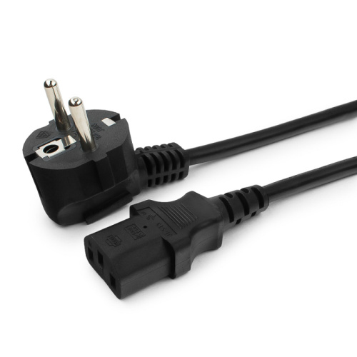 Кабель питания Cablexpert PC-186-1M, 1.0м, Schuko- C13, 6А