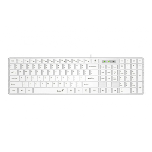 Клавиатура Genius SlimStar 126 wired keyboard White