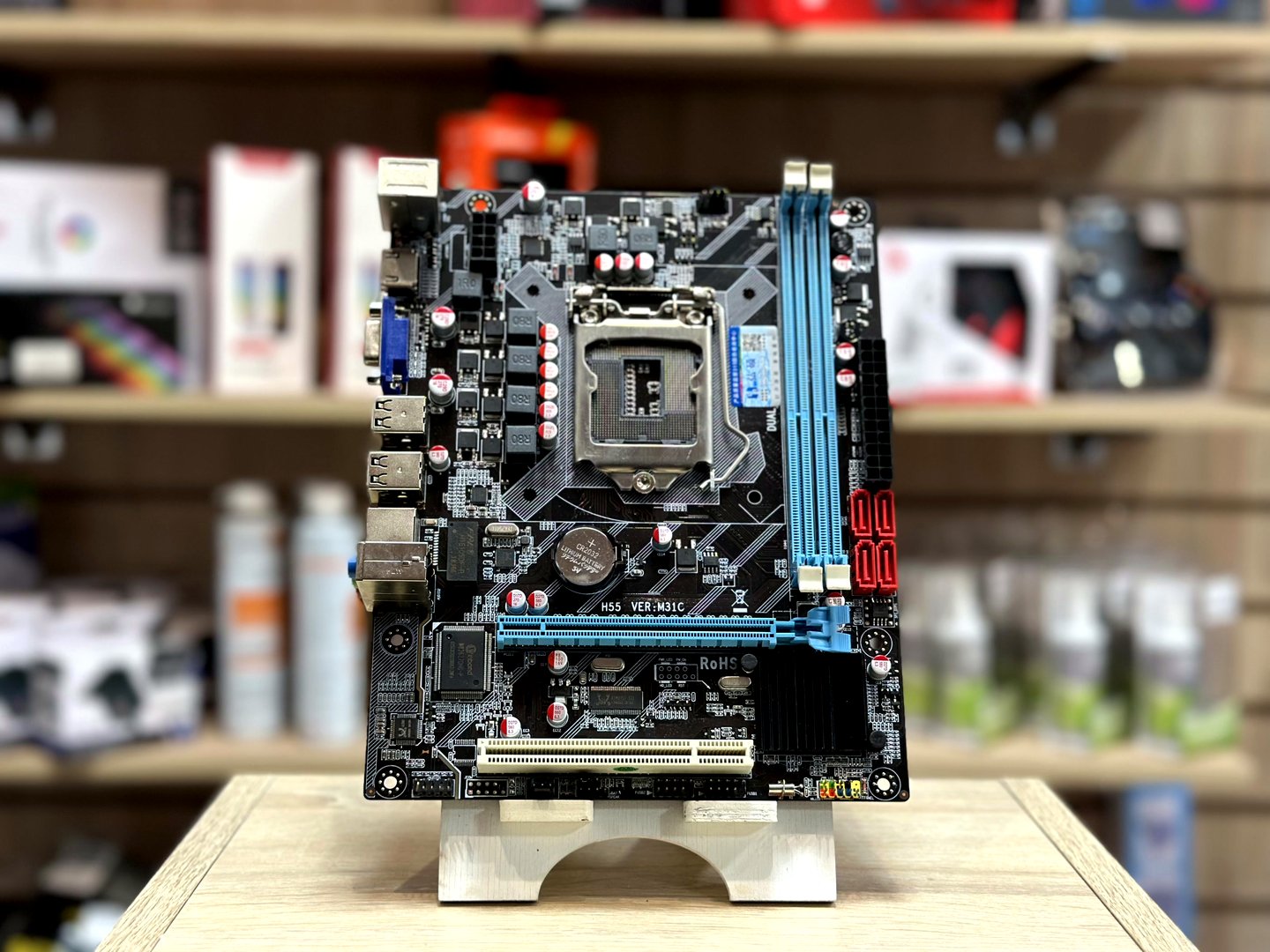 [Б/У] Материнская плата SZMZ H55 VER.M31C | LGA1156
