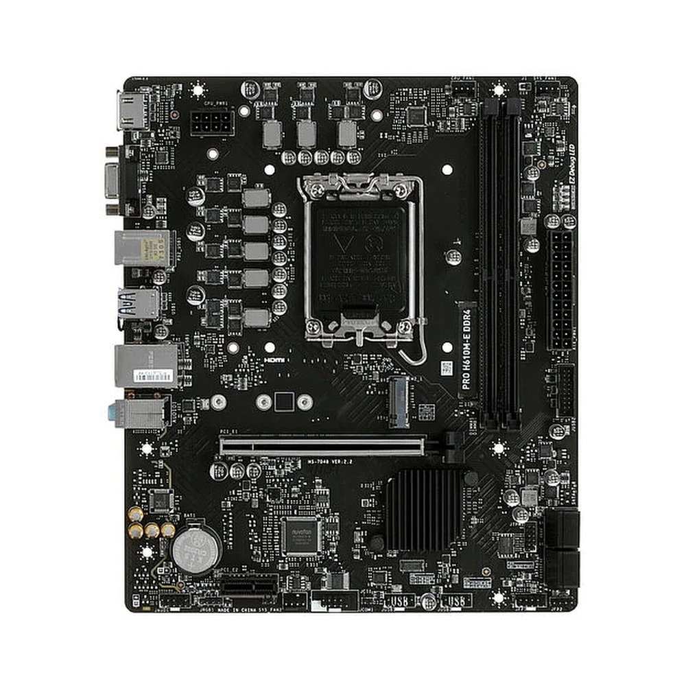 Материнская плата MSI PRO H610M-S DDR4