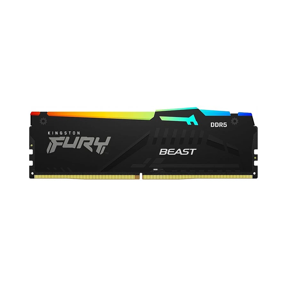 Оперативная память Kingston FURY Beast Black RGB [KF556C36BBEA-16] 16GB D5