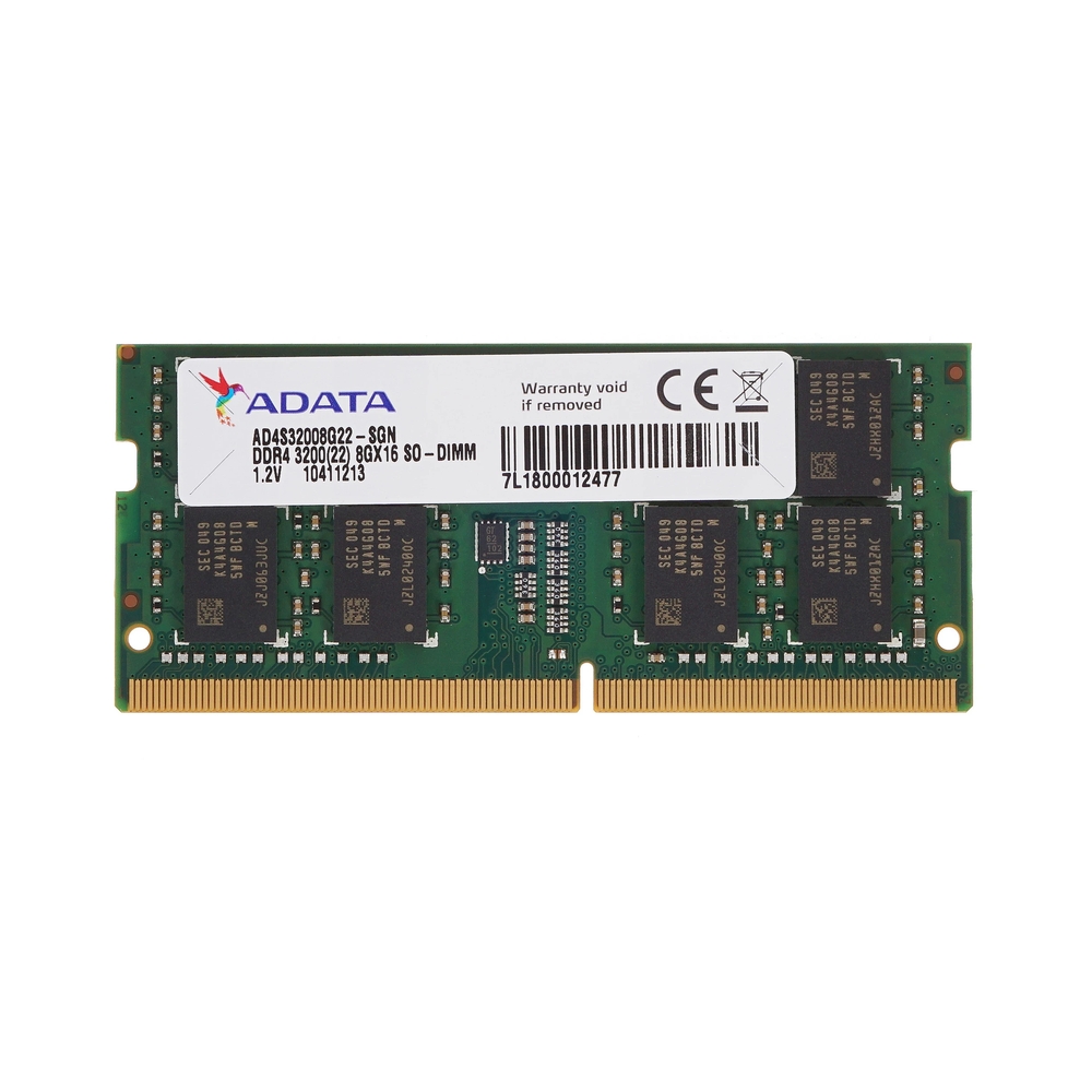 Оперативная память SODIMM ADATA [AD4S32008G22-SGN] 8GB D4