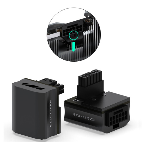 Угловой переходник 12pin видеокарты RTX 40 series RVS