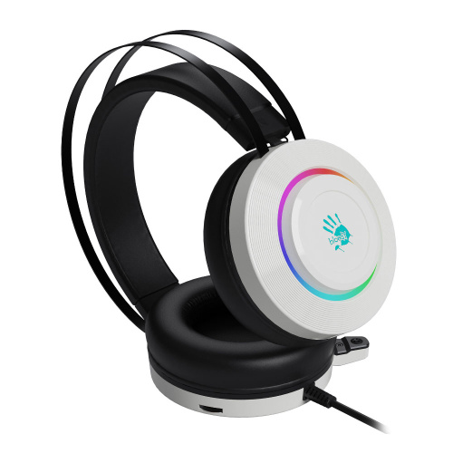 Наушники с микрофоном A4Tech Bloody G521, белый