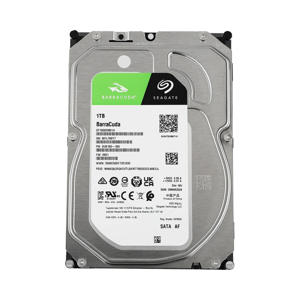 Жесткий диск Seagate BarraCuda [ST1000DM014] 1TB
