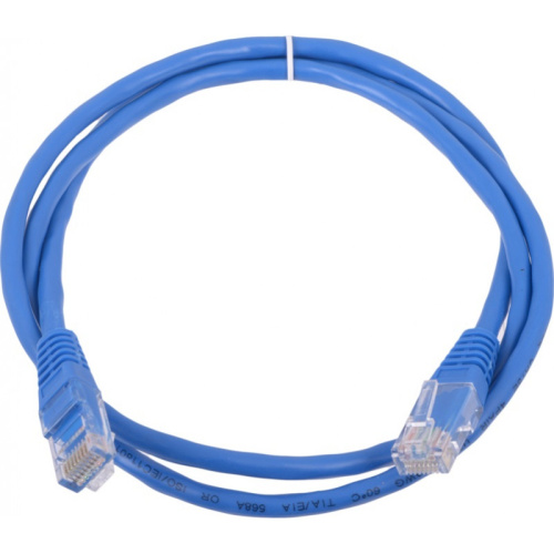 Патч-корд литой "Aopen" UTP кат.5е 1,5м синий
