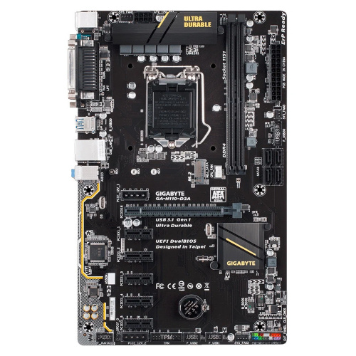 [Б/У] Материнская плата GIGABYTE GA-H110-D3A | LGA1151