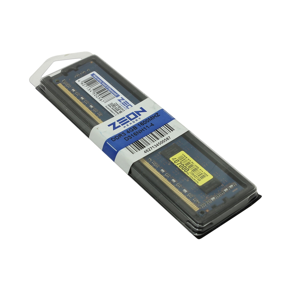 [Б/У] Оперативная память ZEON DDR3 4GB [D316NH11-4] — KSKSHOP.RU