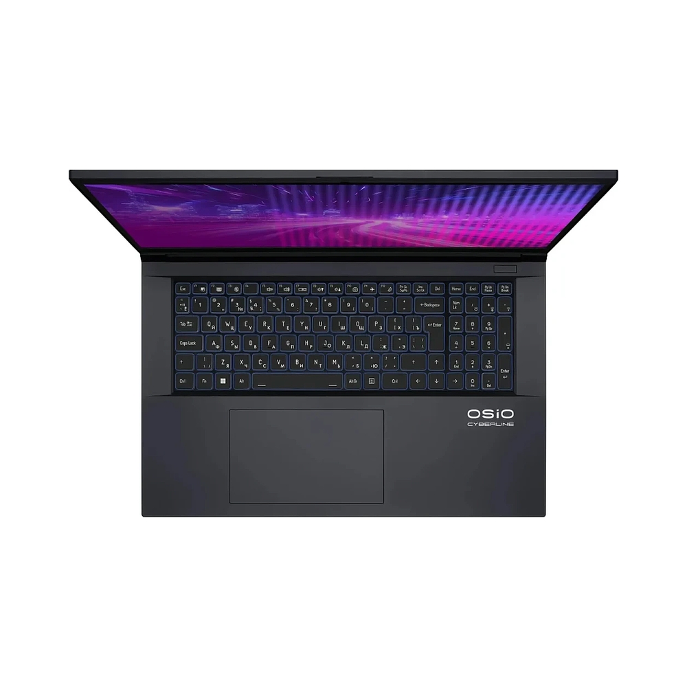 Ноутбук Osio CyberLine C170i-002 Core i5 12600H 16Gb SSD512Gb NVIDIA GeForce RTX4050 17.3" FHD (1920x1080) без ОС WiFi BT Cam — KSKSHOP.RU