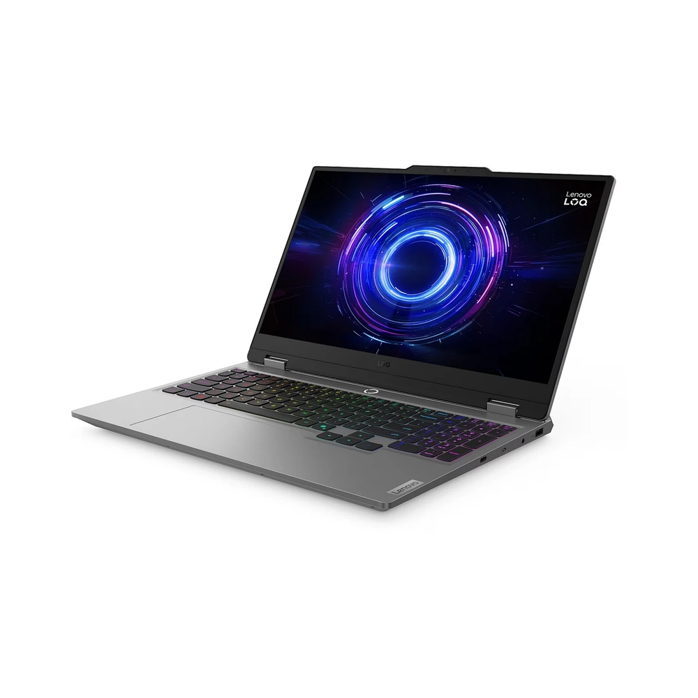 Ноутбук Lenovo LOQ 15IRX10/15.6" Full HD 1920x1080/Intel Core i5 13450HX/16 Gb/512 Gb SSD/nVidia GeForce RTX 5050 8GB/Windows 11 Home/серый/2.4 кг — KSKSHOP.RU