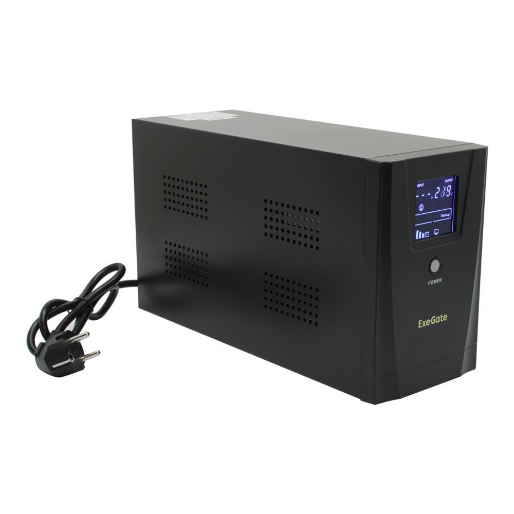 ИБП ExeGate SpecialPro Smart LLB-1000.LCD.AVR.1SH.2C13 — KSKSHOP.RU