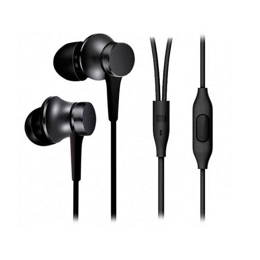 Наушники Xiaomi Mi In-Ear Headfones Basic, черный — KSKSHOP.RU